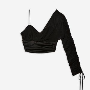 SOLD 2/$16 NWT Topshop One Sleeve Top Size 4